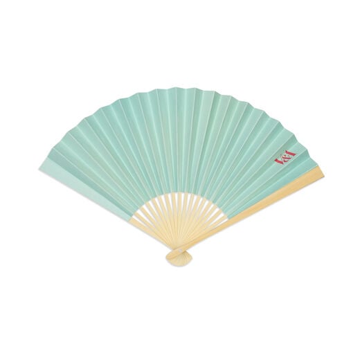 Lovers painting hand fan
